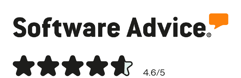 Our platform is rated 4.6/5 on the leading software Software advice