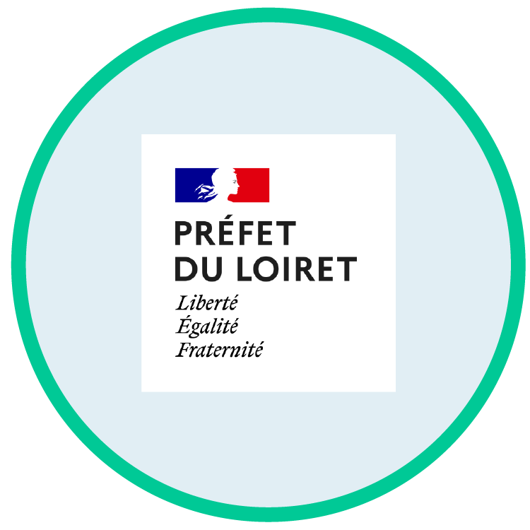 Logo of the Loiret Prefecture, public administration specializing in local state services