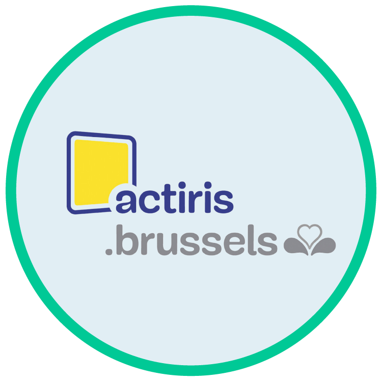 Logo of Actiris.brussels, partner specializing in employment services in Brussels
