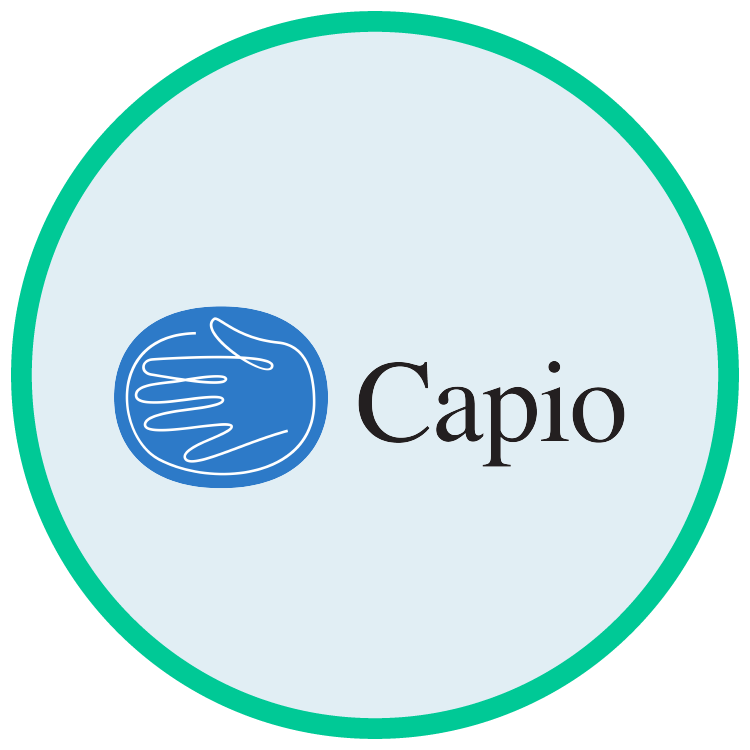Logo of Capio, partner specializing in healthcare and medical care services