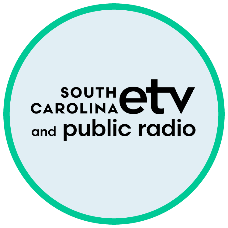 Logo of South Carolina ETV and Public Radio, partner specializing in public broadcasting services