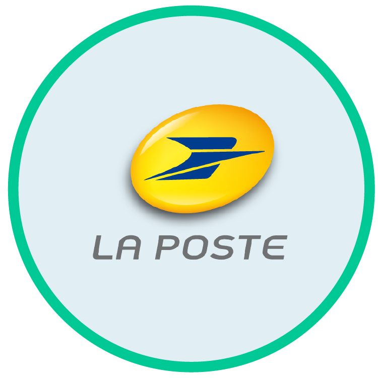 Logo of La Poste, partner specializing in postal and logistics services