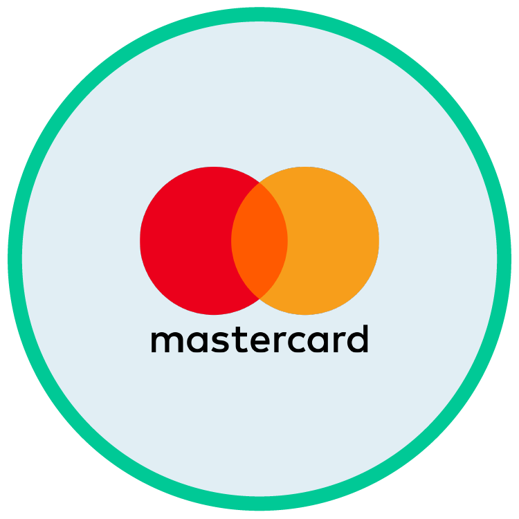 Logo of Mastercard, partner specializing in payment services and credit cards