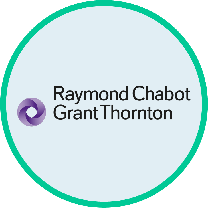 Logo of Raymond Chabot Grant Thornton, partner specializing in audit and consulting services
