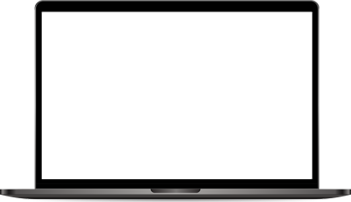an image of macbook with another image displayed on the screen
